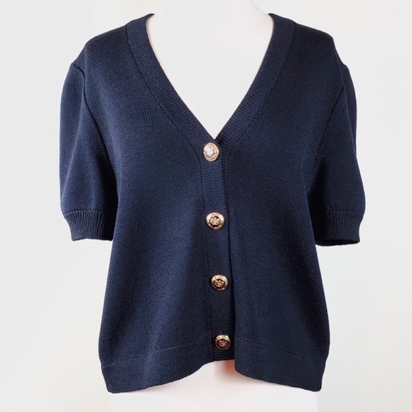 St. John Sweaters - St. John Basics Button Down Cardigan